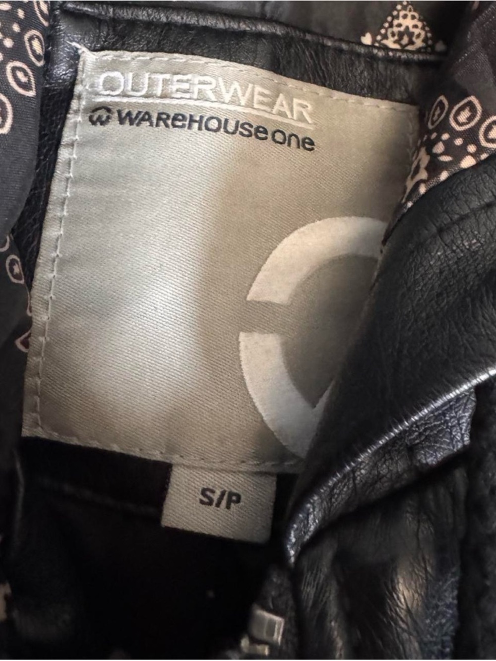 ❌SOLD❌ WarehouseY2K Black faux-leather bomber Jacket - Picture 8 of 8